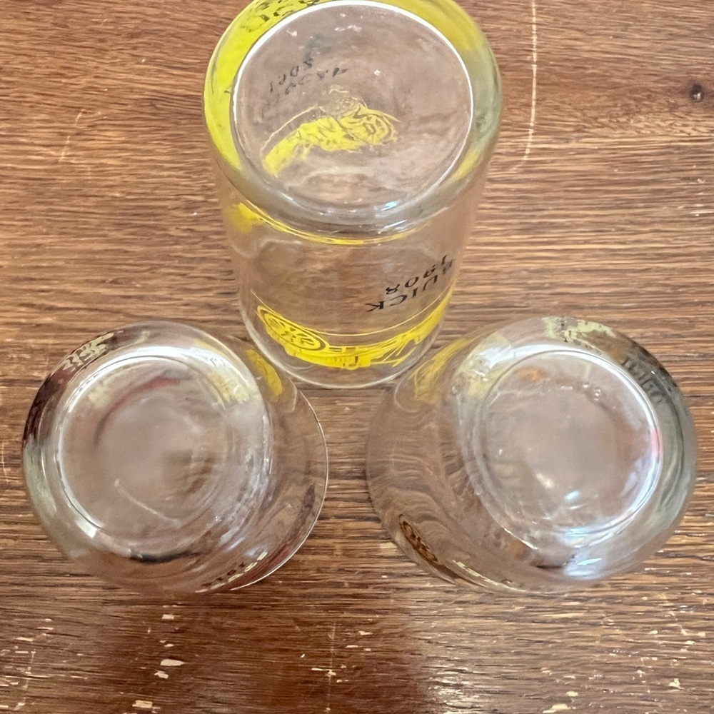 Set of 3 Vintage Libbey Classic Car Glasses Chevrolet, Stutz Mid-Century Barware - Picture 7 of 8
